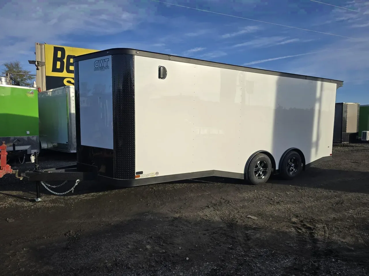 Car Hauler Trailer 2026 8.5X20 Covered Wagon Trailers 8.5×20 Enclosed Car Hauler With Spread axles -eccw8520-107696 8.5 ft. x20 ft.