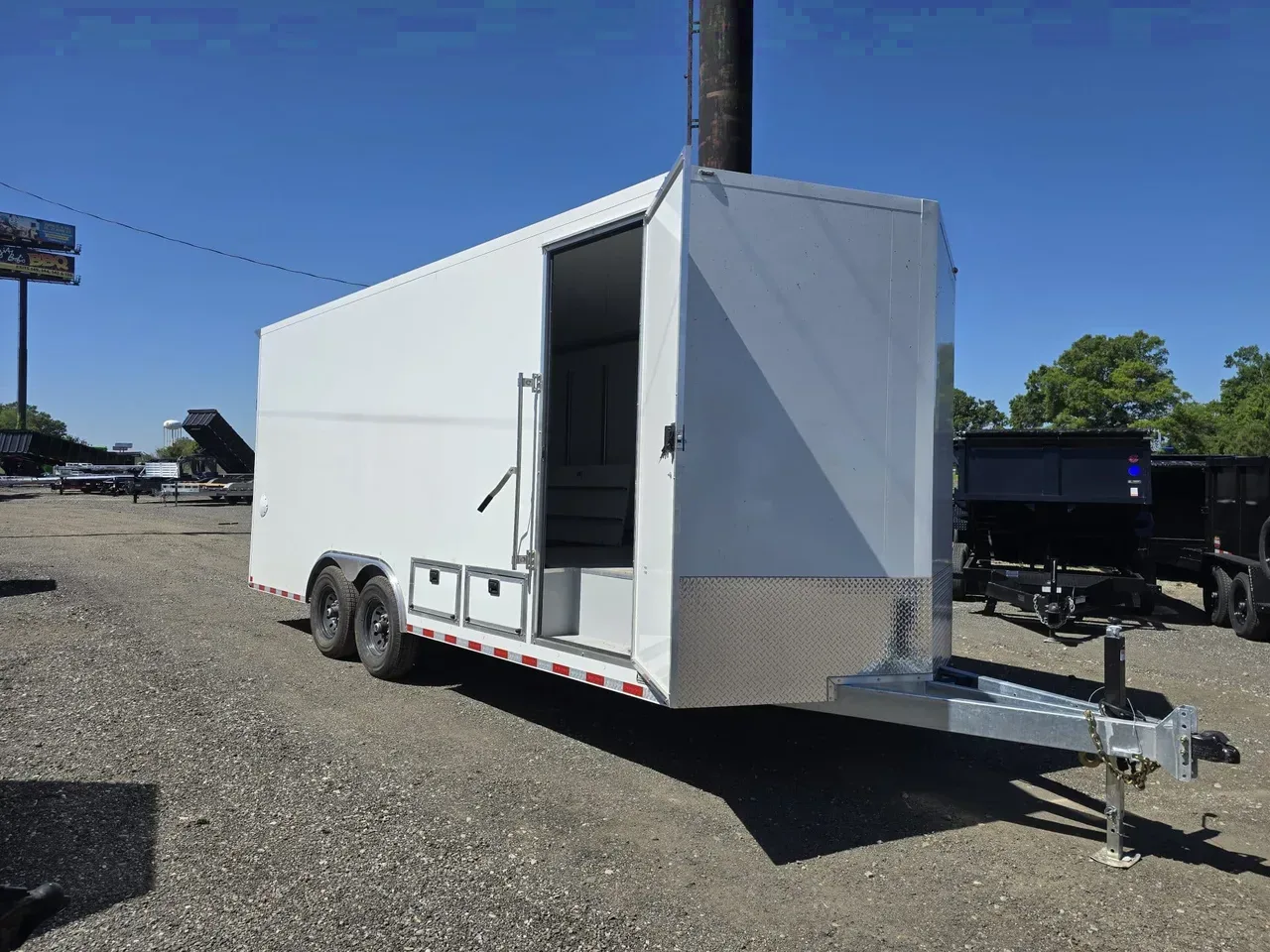 Car Hauler Trailer 2026 8.5X20 Cell Tech 8.5×20 Tandem Axle 14K CellMax Enclosed Car Hauler With Under Floor Storage -eccw8520-002097 8.5 ft. x20 ft.
