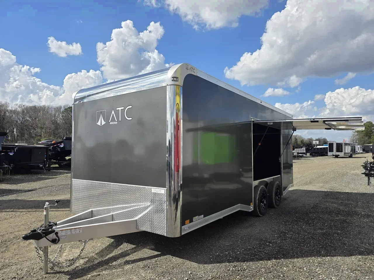 Aluminum 2027 8.5X20 ATC Trailers 8.5×20 10K ROM450 All Aluminum Enclosed Car Hauler Trailer -ecmi8520-237018 8.5 ft. x20 ft.