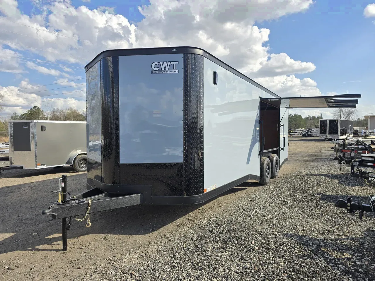 Enclosed 2026 8.5X24 Covered Wagon Trailers 8.5X24 10K Enclosed Car Hauler With Escape Door -ECCW8524-109511 8.5 ft. x24 ft.