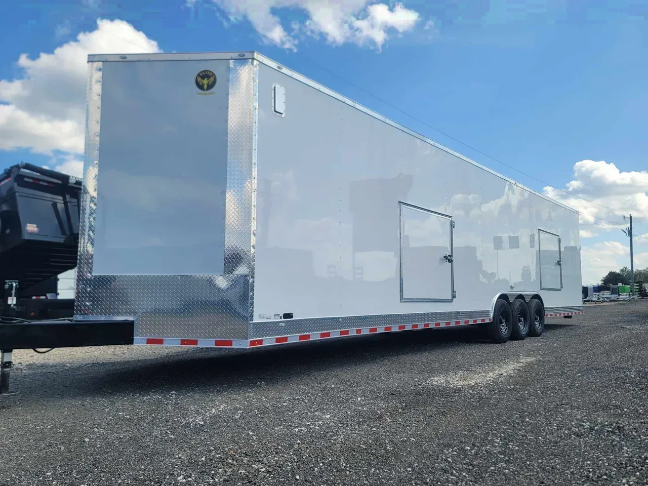 Enclosed 2026 8.5X36 Elite Trailers 8x 36 2 car triple axle Enclosed cargo Carhauler trailer extra tall -eccw8536-102090 8.5 ft. x36 ft.