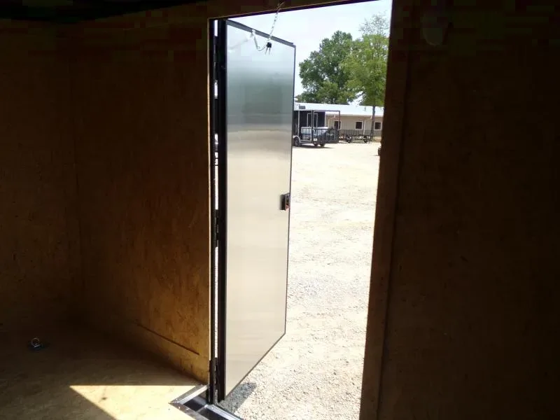 8.5X24 Black 10K Blackout Semi-Screwless Carhauler Enclosed Cargo Trailer
