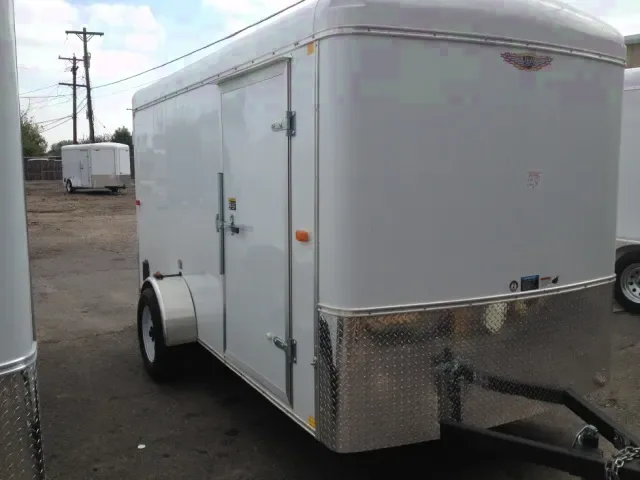 12ft Enclosed Cargo-Flat Front