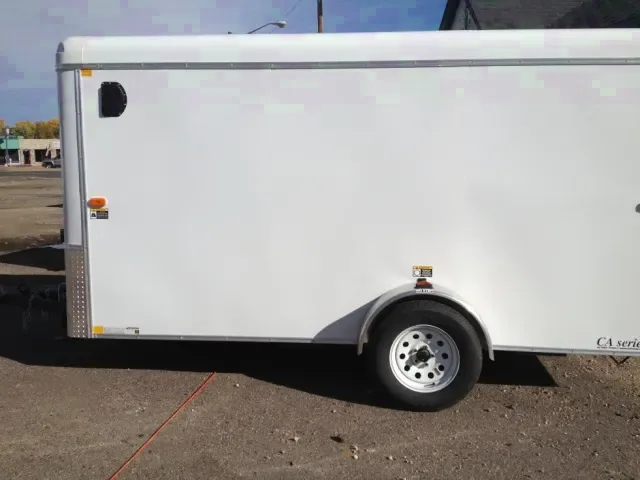 12ft Cargo Trailer with Ramp Gate, and side door