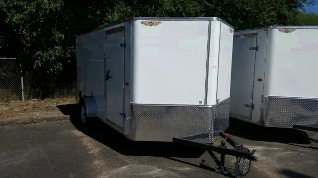 12ft V-NOSE single axle cargo