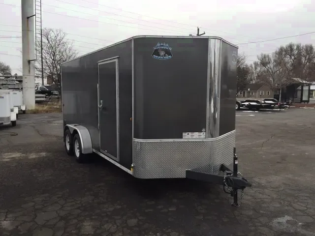 16ft v-nose Charcoal cargo trailer
