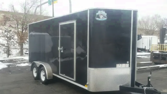 16ft black cargo w/extra 6in height