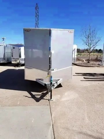 Silver 16ft ALUMINUM Enclosed Cargo Trailer