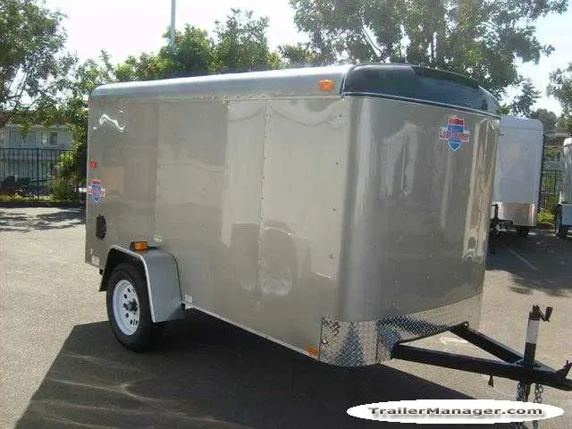 10FT CARGO TRAILER W/SINGLE REAR DOOR