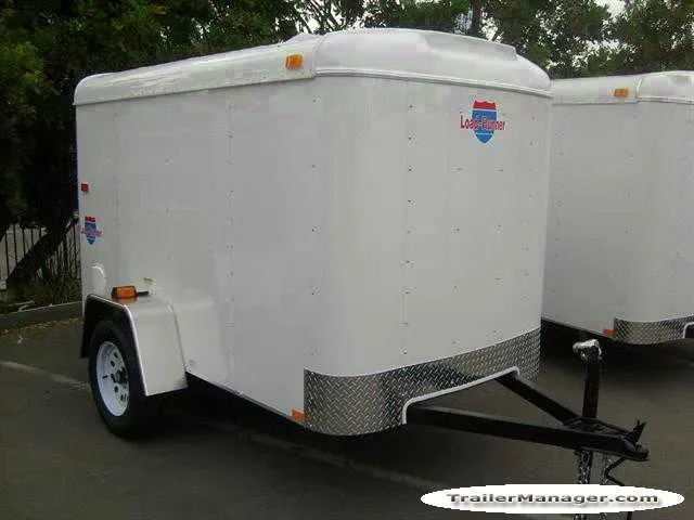 8ft Single Axle With Single Rear Door with Spare