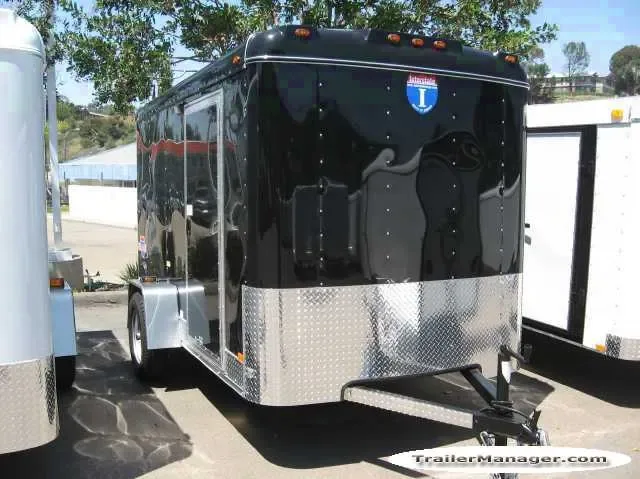 10ft Single Axle BLACK With Ramp