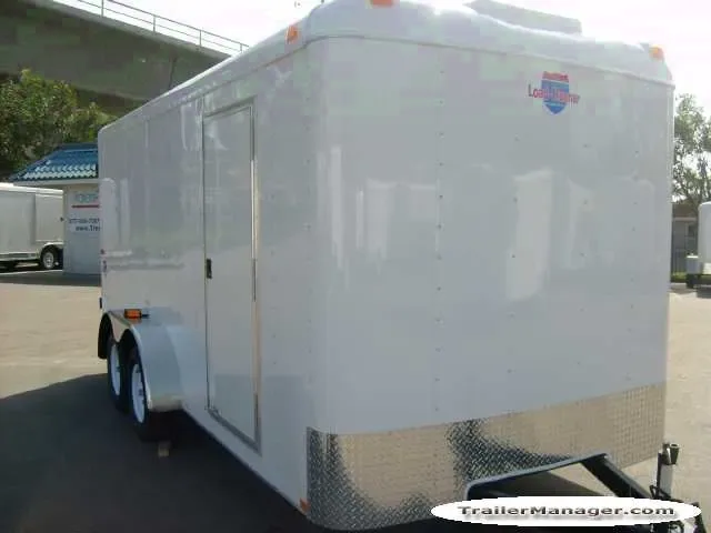 16ft WHITE With Double Door with Spare