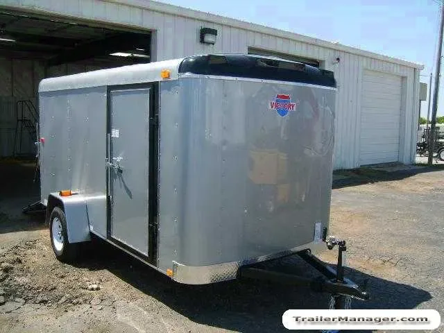 12ft Single Axle WHITE With Ramp