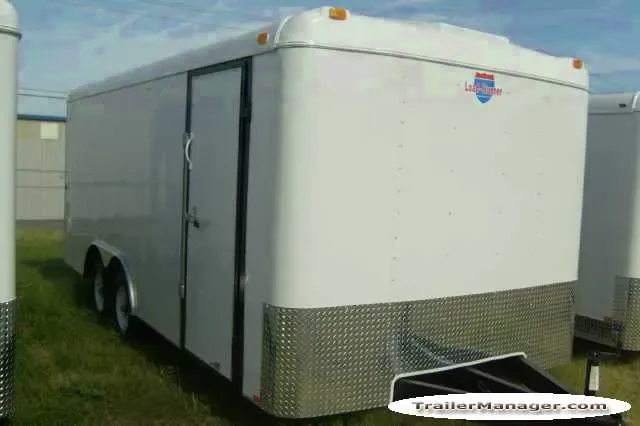 18ft 10K WHITE With Ramp-Finished Interior