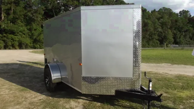 SILVER 10FT CARGO TRAILER-SA