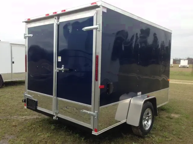 10FT CARGO TRAILER-INDIGO BLUE-3500LB AXLE