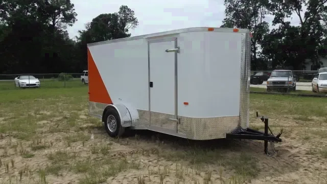 12FT CARGO-TWO TONED ORANGE/WHITE