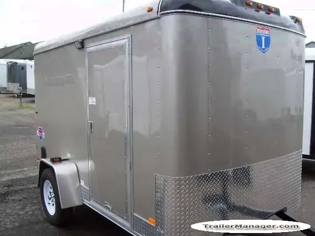 10FT Single Axle CHAMPAGNE  With Double Doors