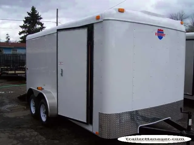 14FT Tandem Axle WHITE With Ramp-3500LB AXLES