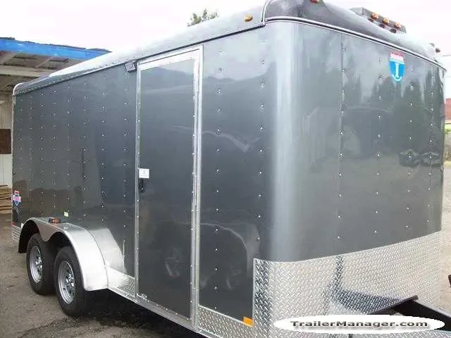 16FT Tandem Axle SILVER With Ramp