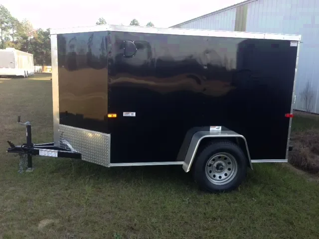 8ft Cargo Trailer w/Single Rear Door