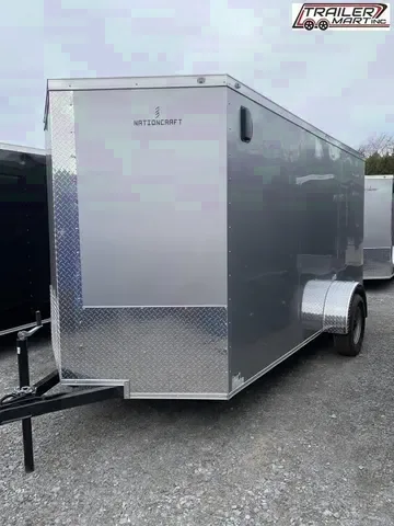 Brand New 2025 NationCraft 6x12 Cargo Trailer in Silver – Submit Your Offer