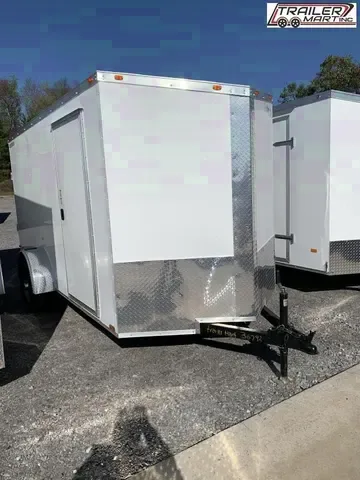2025 6x12 Enclosed Cargo Trailer - White - Your Offer Invited!