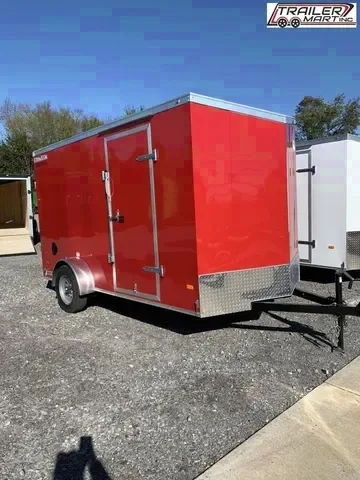 2025 Haulabout 6x12 Enclosed Cargo Trailer - Red - Make Offer