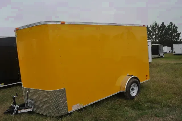 Yellow 12ft SA Cargo Trailer