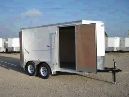 12ft SINGLE 3500lb AXLE DOUBLE REAR DOORS
