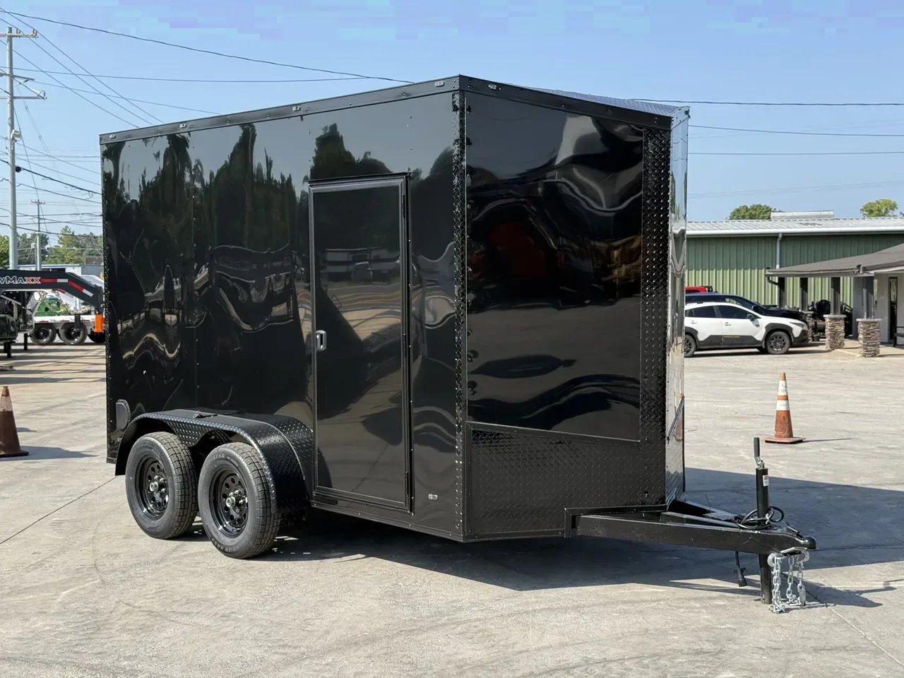 041710 - 2027 Steel Pines Cargo 6x12 Tandem Axle Cargo Trailer