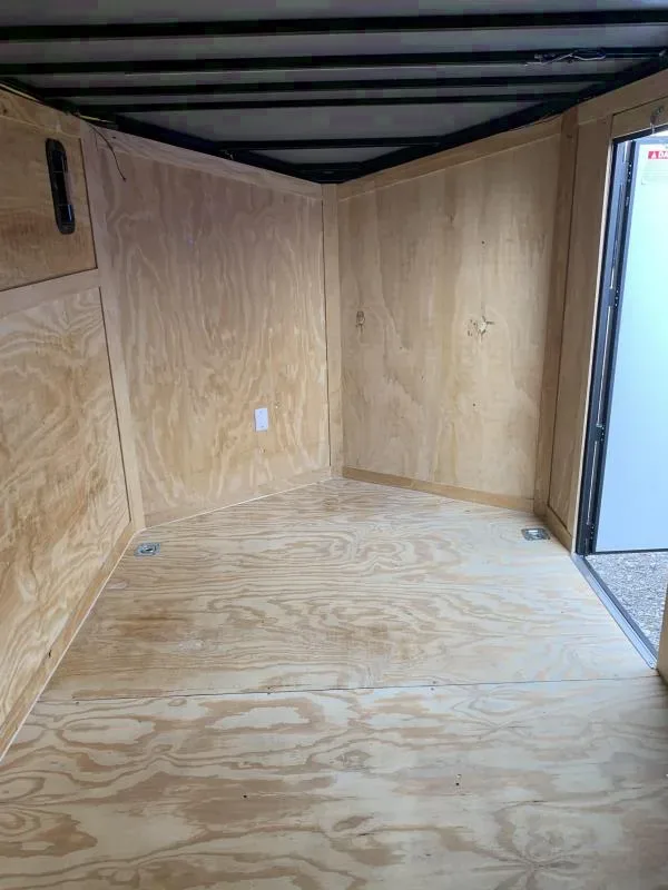 Striking Blue 2025 Spartan Cargo 7x12 Enclosed Trailer - Details Here!