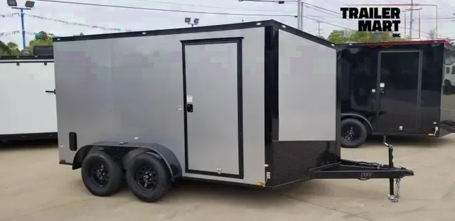 2025 Spartan 7x12 Tandem Axle Enclosed Cargo Trailer - Silver