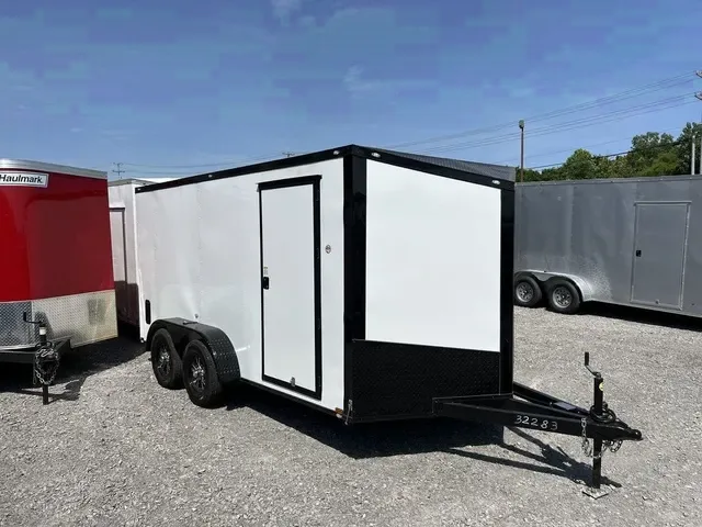 Make an Offer: 2025 Spartan Cargo 7x14 Tandem Axle Trailer in White