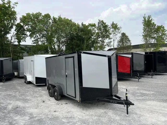 Submit Your Offer: 2025 Spartan Cargo 7x14 Tandem Axle in Sleek Silver