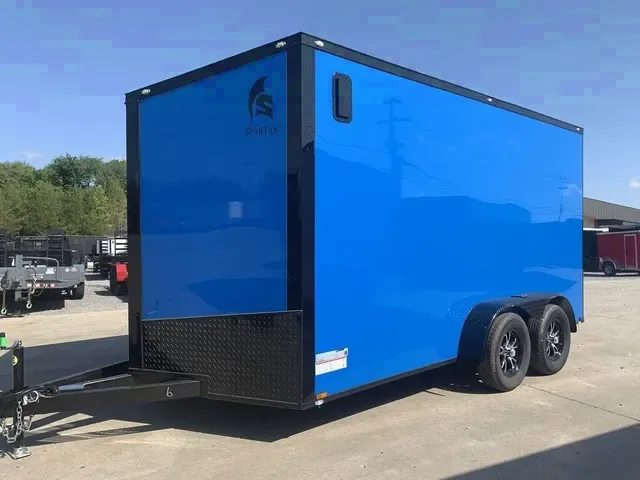 2025 Spartan Cargo 7x16 Tandem Axle Trailer (Blue) - Clarksville, TN