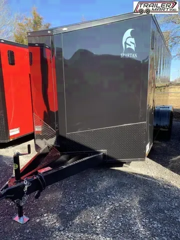 New 2025 Spartan Cargo 7x16 Enclosed Trailer - Black