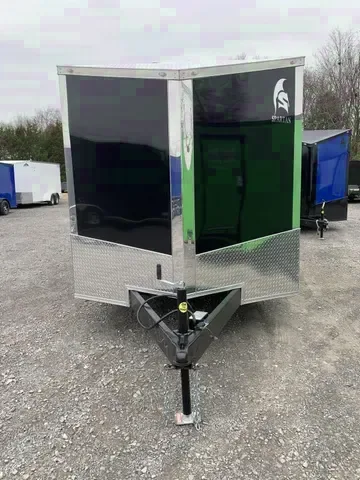 2025 Spartan Cargo 7x16 Black Tandem Axle Trailer - Clarksville, TN