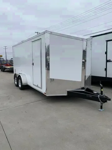 2025 Spartan Cargo 7x16 White Enclosed Trailer - Clarksville, TN