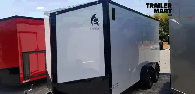 New 2025 Spartan 7x16x7 Enclosed Cargo Trailer with Aluminum Wheels