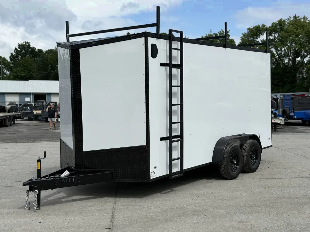 001471 - 2026 Seed Cargo 7 X 16 Contractor Trailer w/ 7'3" Ceiling Cargo Trailer