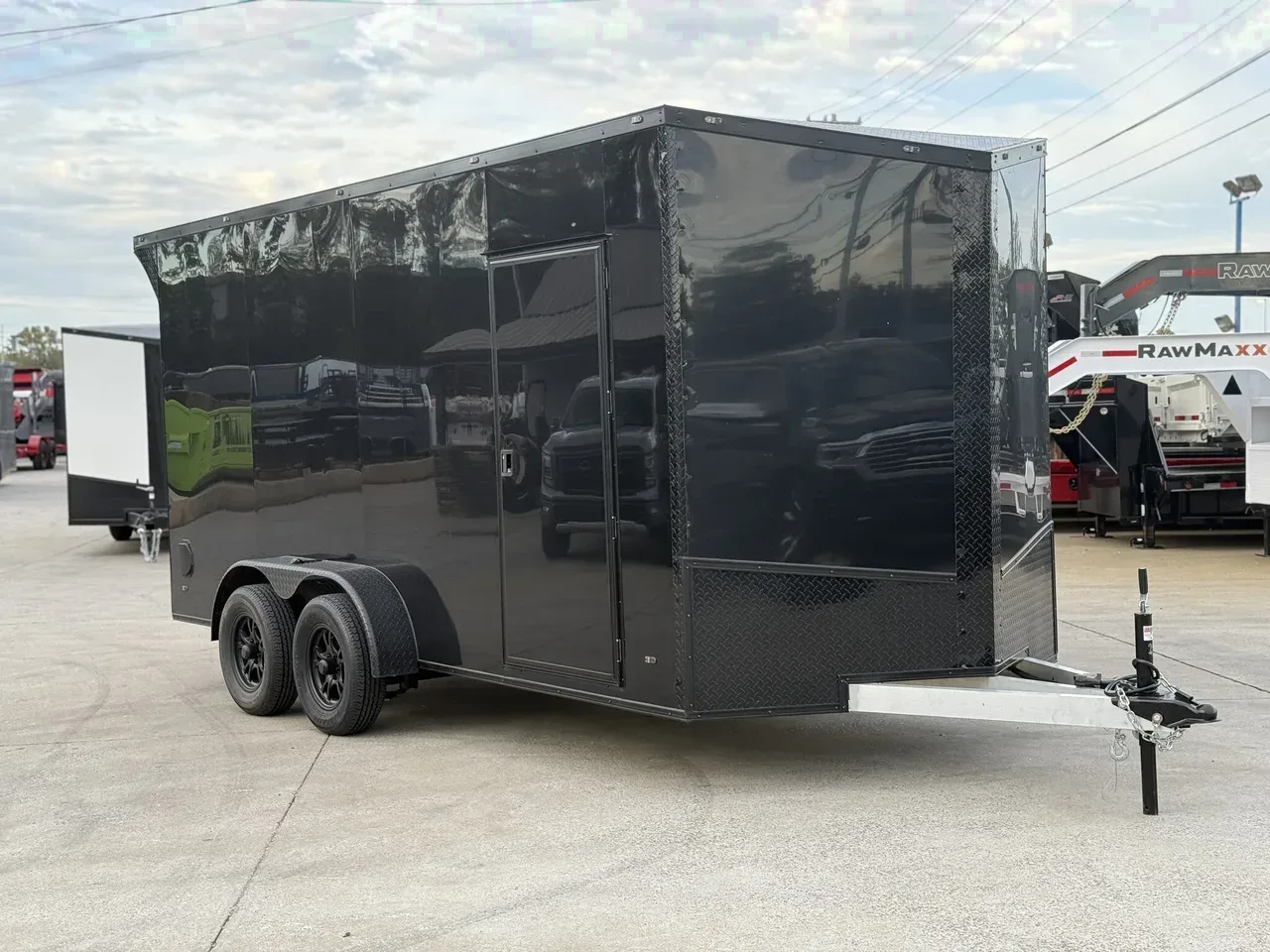 031644 - 2025 Steel Pines Cargo Black Label Aluminum 7x16' Enclosed Cargo Trailer