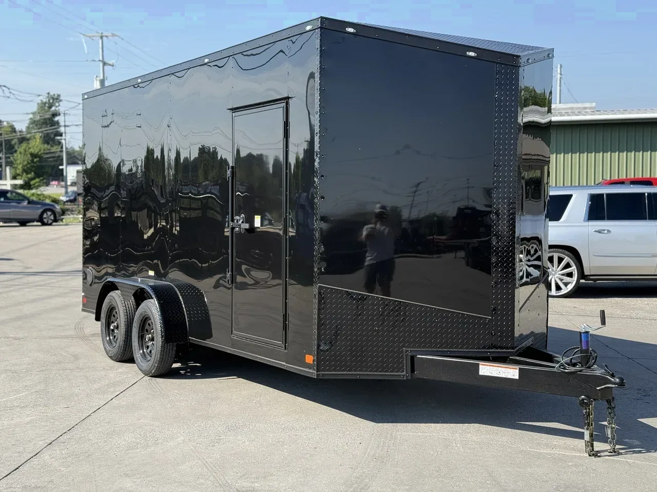 000785 - 2026 Seed Cargo 7'3" Interior 16' Enclosed Cargo Trailer