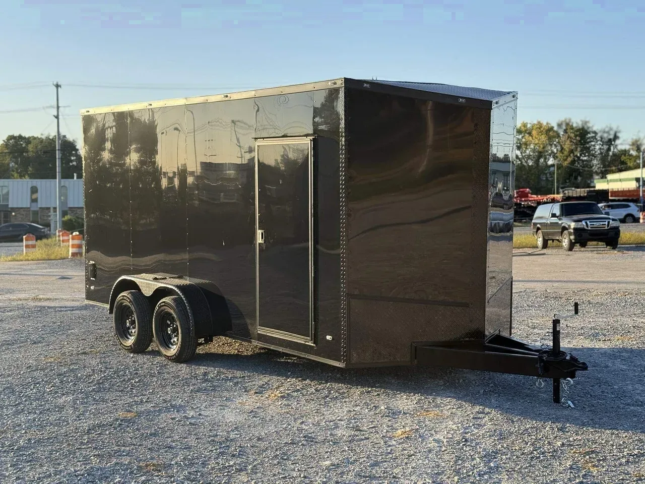 041569 - 2027 Steel Pines Cargo Black Label 7x16' Enclosed Cargo Trailer