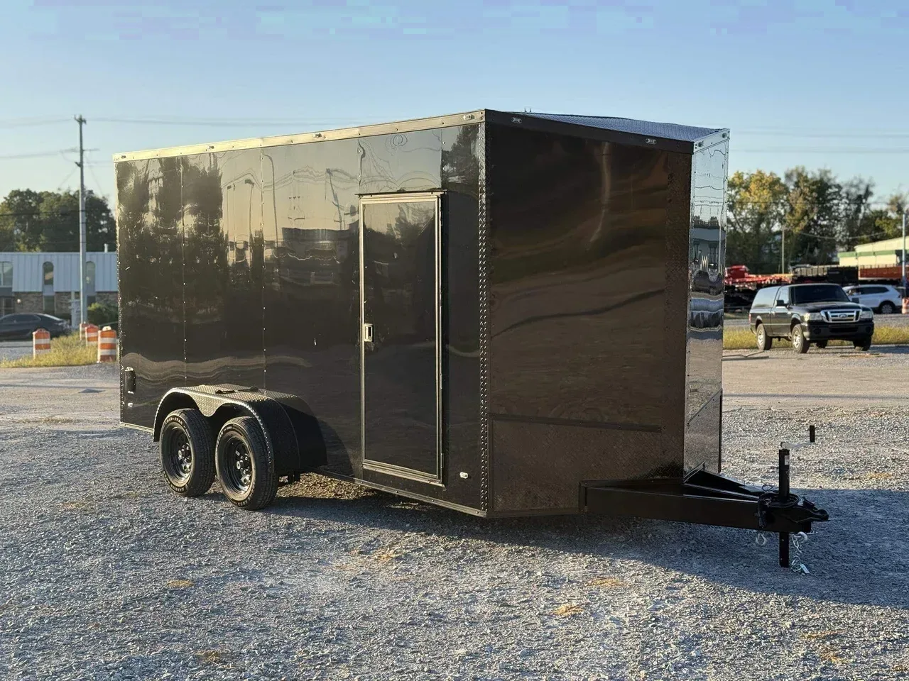 041927 - 2027 Steel Pines Cargo Black Label 7x16' Enclosed Cargo Trailer