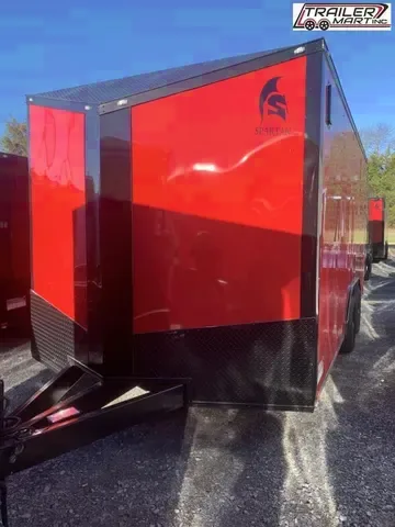 Brand New 2025 Red Spartan 8.5x16 Enclosed Cargo Trailer - Make an Offer!
