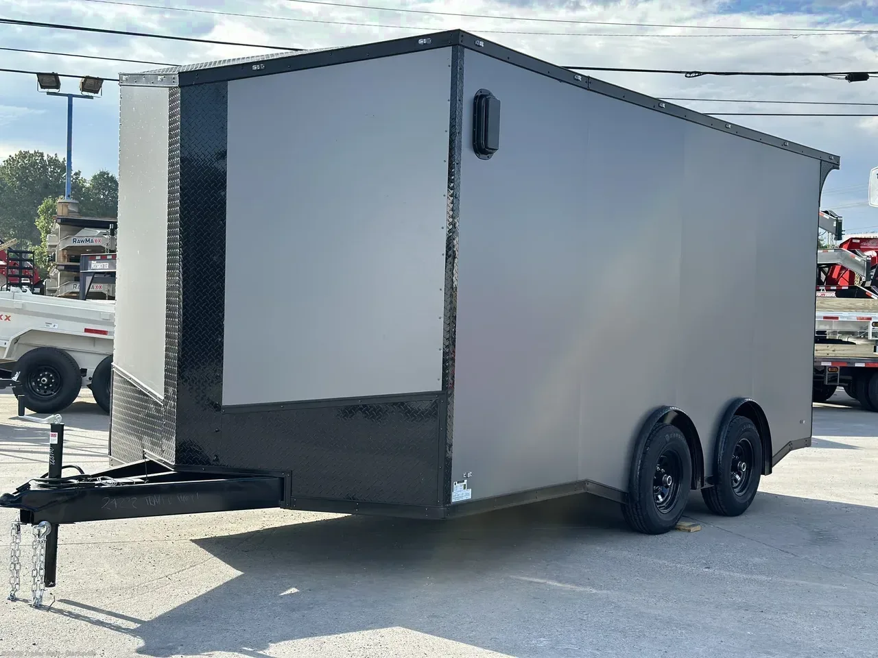 040534 - 2026 Steel Pines Cargo 8.5x16 TA3 BLACKOUT Cargo Trailer