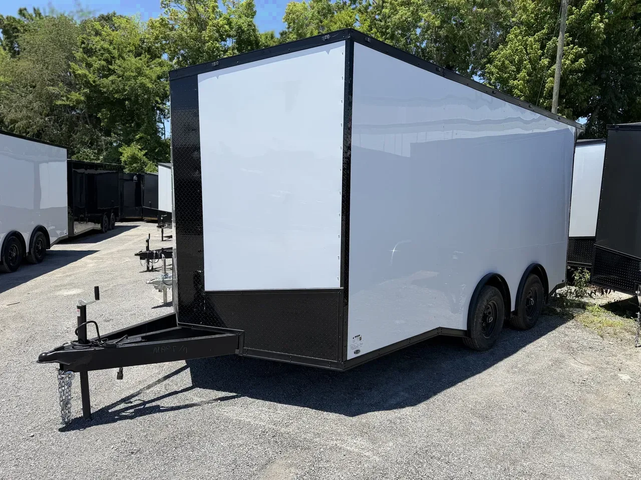 040488 - 2026 Steel Pines Cargo 8.5x16 TA3 BLACKOUT Cargo Trailer
