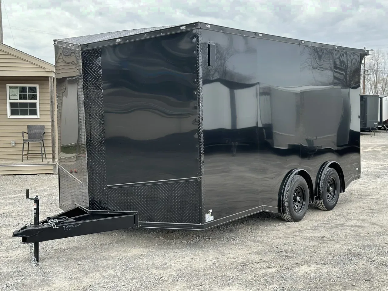041527 - 2027 Steel Pines Cargo Black Label 8.5X16 Toy Hauler Cargo Trailer