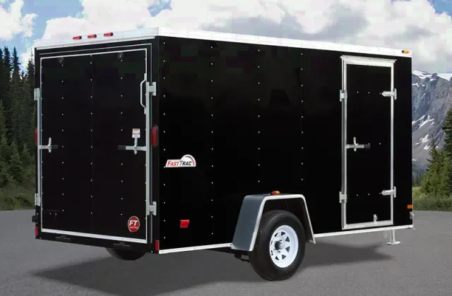 10ft w/Rear Ramp Cargo Trailer